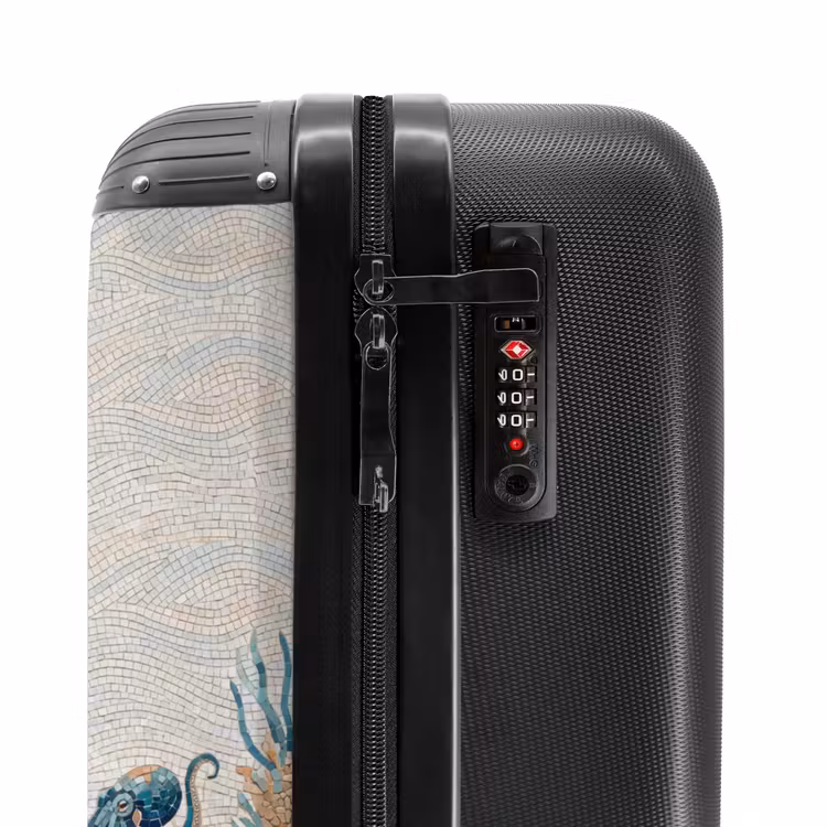 Suitcase - Animals - Underwater - Nature - Mosaic - Blue — 5