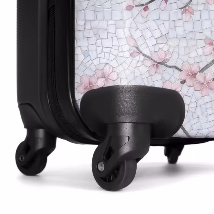 Suitcase - Bird - Flowers - Nature - Mosaic - Pink — 6