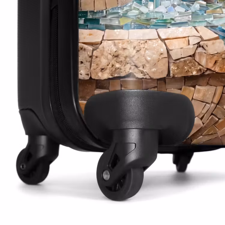 Suitcase - Bird - fountain - mosaic - colorful - animals — 6