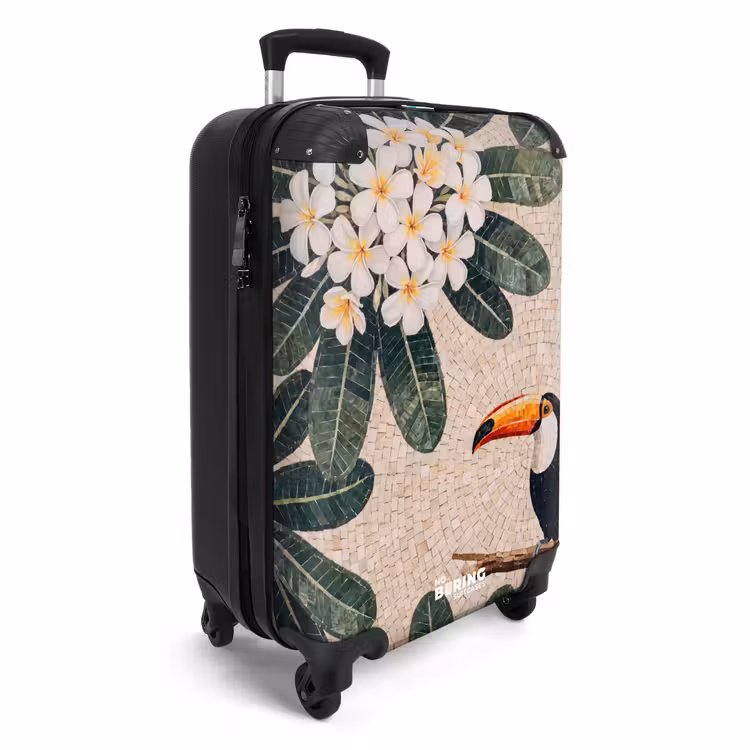 Suitcase - Bird - Mosaic - Tropical - Nature - Colorful — 4