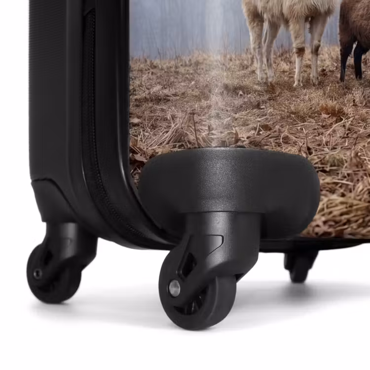Suitcase - Farm Animals - Group - Fog - Nature - Rustic — 6