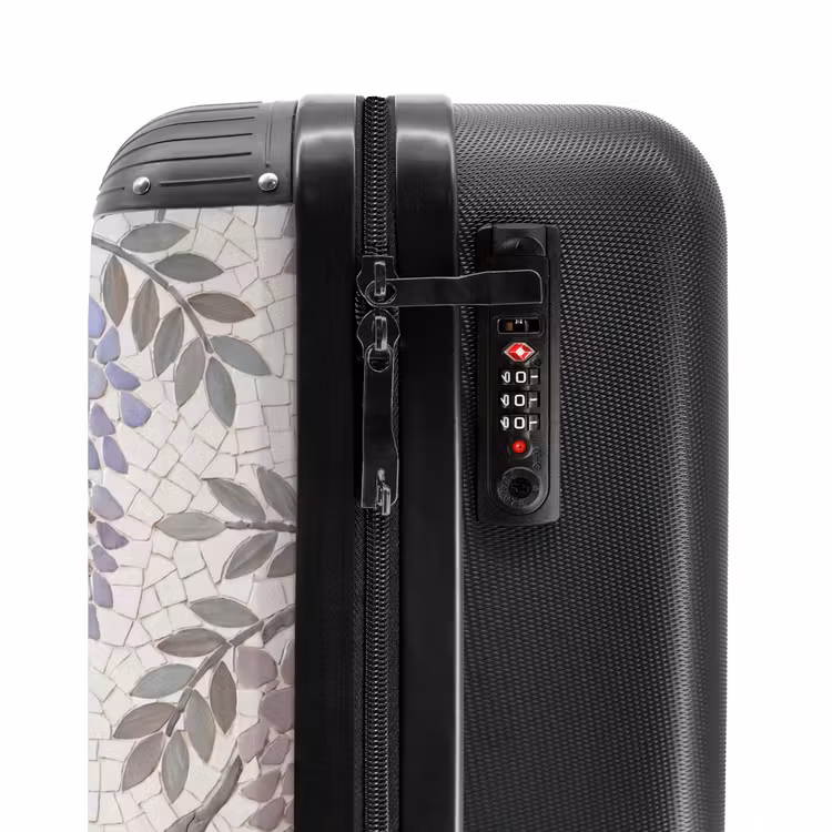 Suitcase - Flowers - Mosaic - Nature - Pattern - Purple — 5