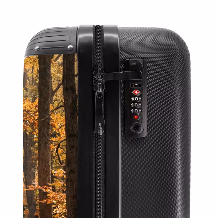 Suitcase - Forest Path - Autumn Forest - Leaves - Orange - Nostalgic — 5
