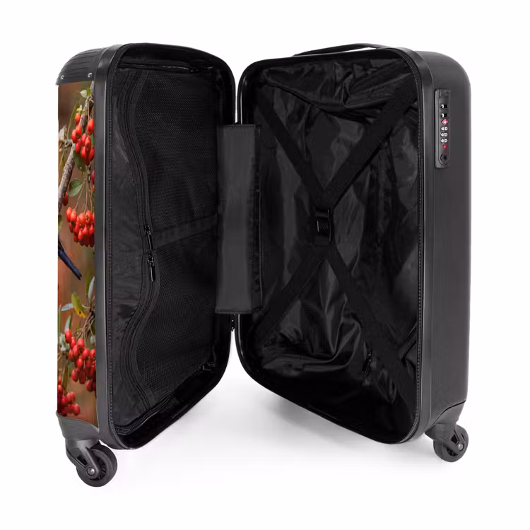 Suitcase - Goldfinch - Berries - Fall - Nature - Colorful — 3