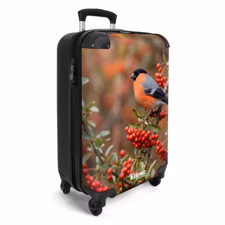 Suitcase - Goldfinch - Berries - Fall - Nature - Colorful — 4