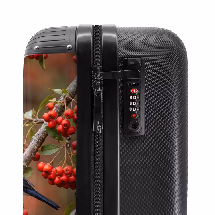 Suitcase - Goldfinch - Berries - Fall - Nature - Colorful — 5