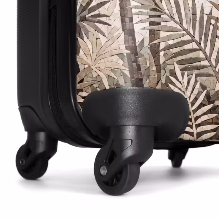 Suitcase - Nature - Leaves - Landscape - Mosaic - Beige — 6