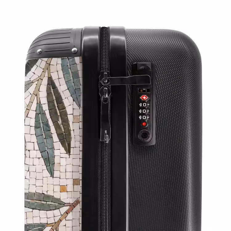 Suitcase - Plant - Leaf - Mosaic - Green — 5