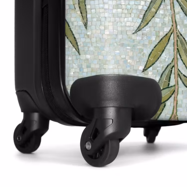 Suitcase - Plants - Mosaic - Pattern - Green - Blue — 6