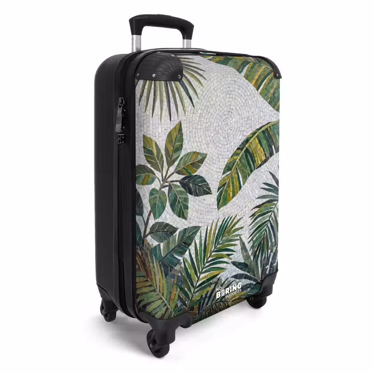Suitcase - Plants - Tropical - Mosaic - Green - Nature — 4