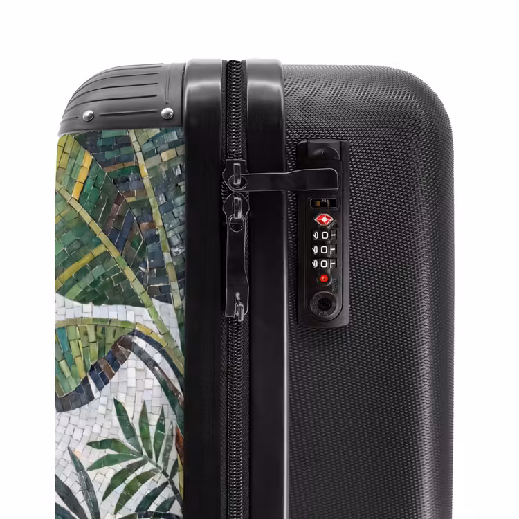 Suitcase - Plants - Tropical - Mosaic - Green - Nature — 5