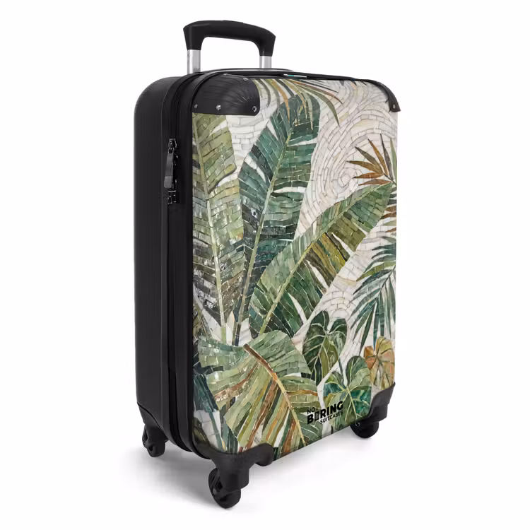 Suitcase - Plants - Tropical - Mosaic - Nature - Green — 4