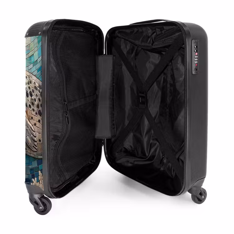 Suitcase - Seal - Mosaic - Underwater - Animals - Blue — 3
