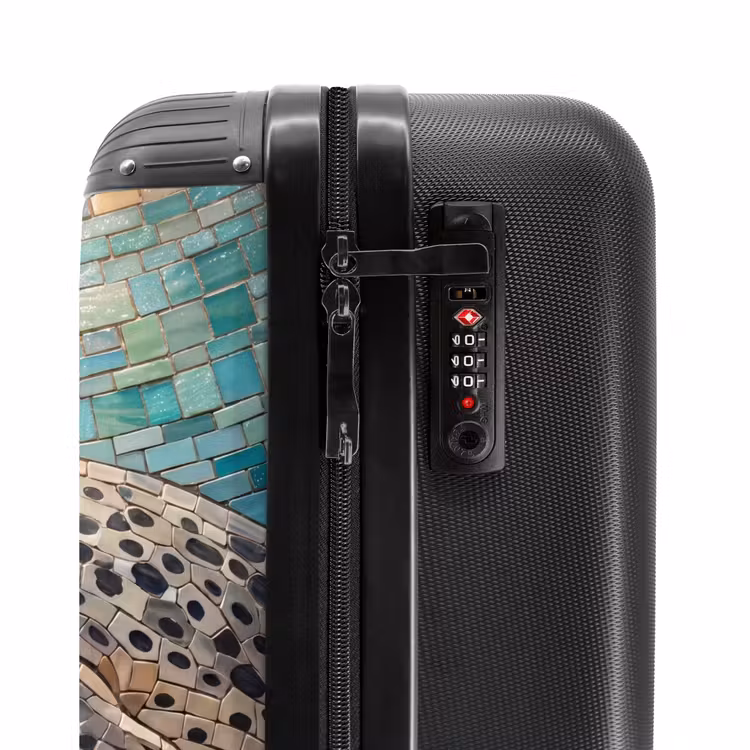 Suitcase - Seal - Mosaic - Underwater - Animals - Blue — 5
