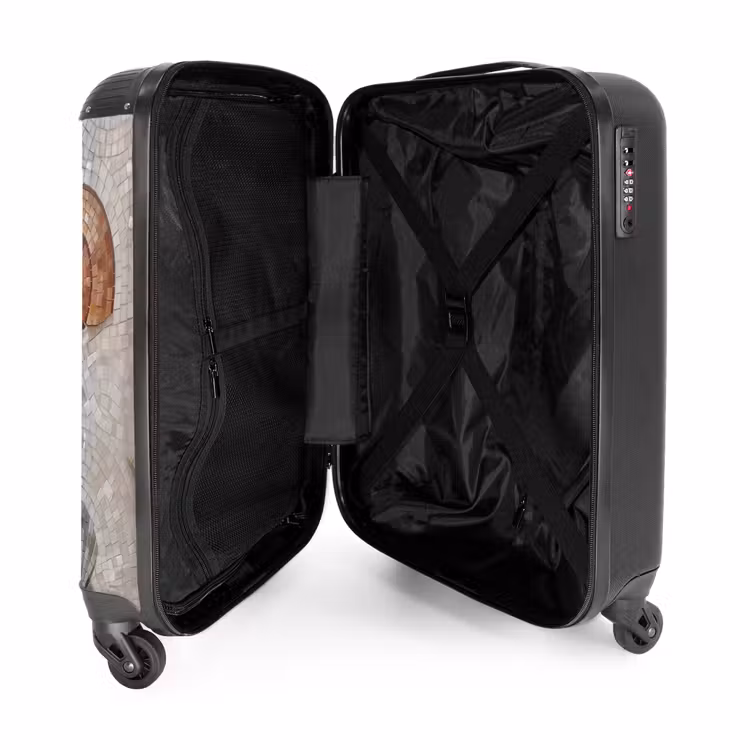 Suitcase - Shell - Mosaic - Sea - Beige - Modern — 3
