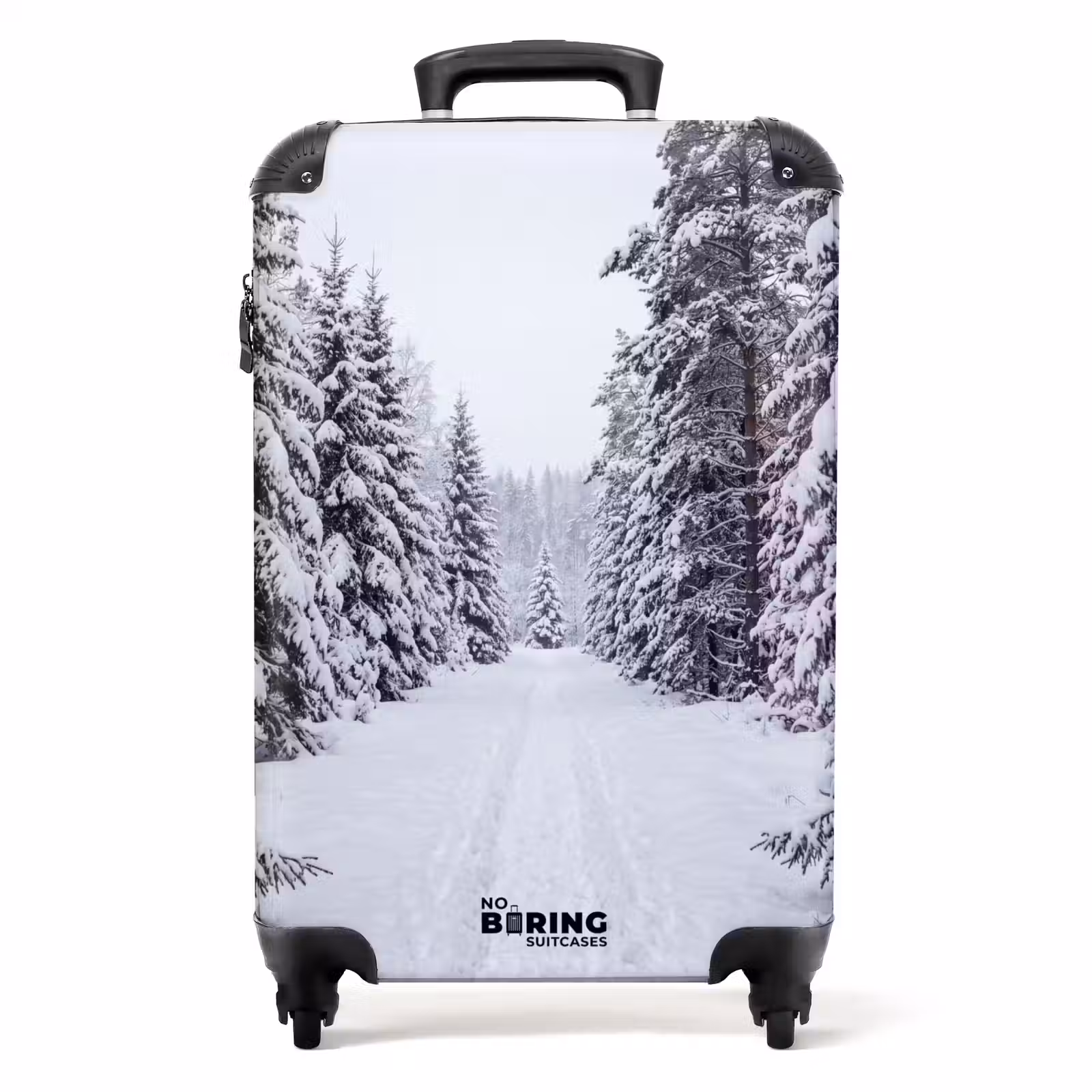 Suitcase - Forest - Winter - Snow - Path - Nature — 1