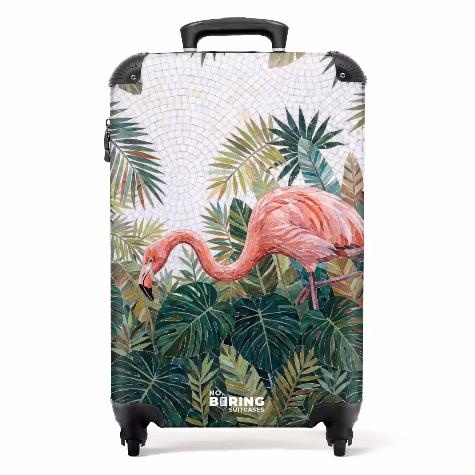 Suitcase - Nature - Leaves - Abstract - Green - Bird — 1