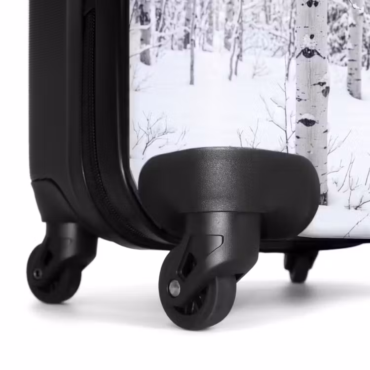 Suitcase - Birch Trees - Snow - Winter - Forest - White — 6