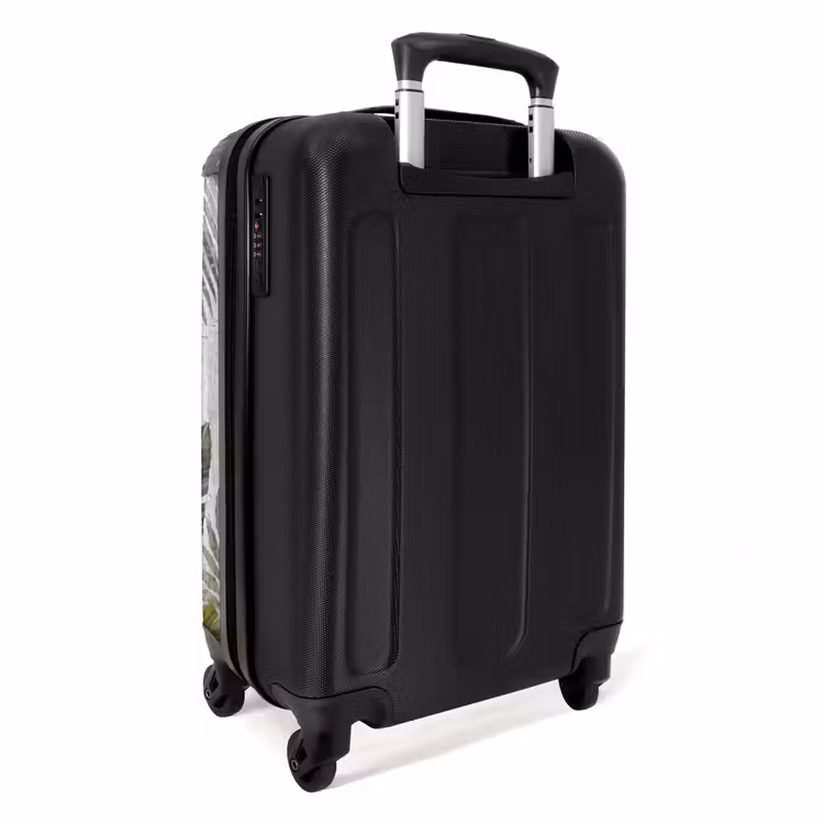 Suitcase - Bird - Flying - Tropical - Mosaic - Green — 2