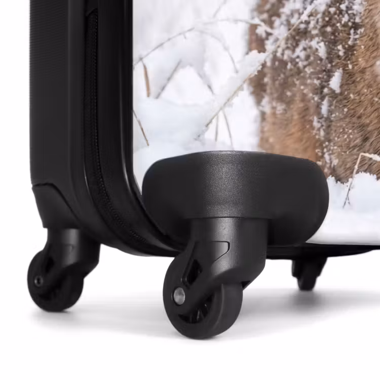 Suitcase - Deer - Snow - Forest - Animals - Endearing — 6