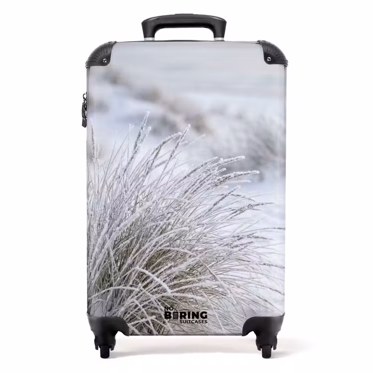 Suitcase - Dunes - Snow - Beach - Winter - Serene — 1