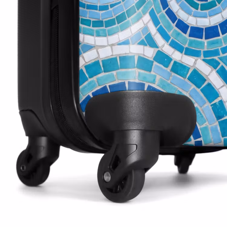 Suitcase - Fish - Mosaic - Water - Decorative - Blue — 6