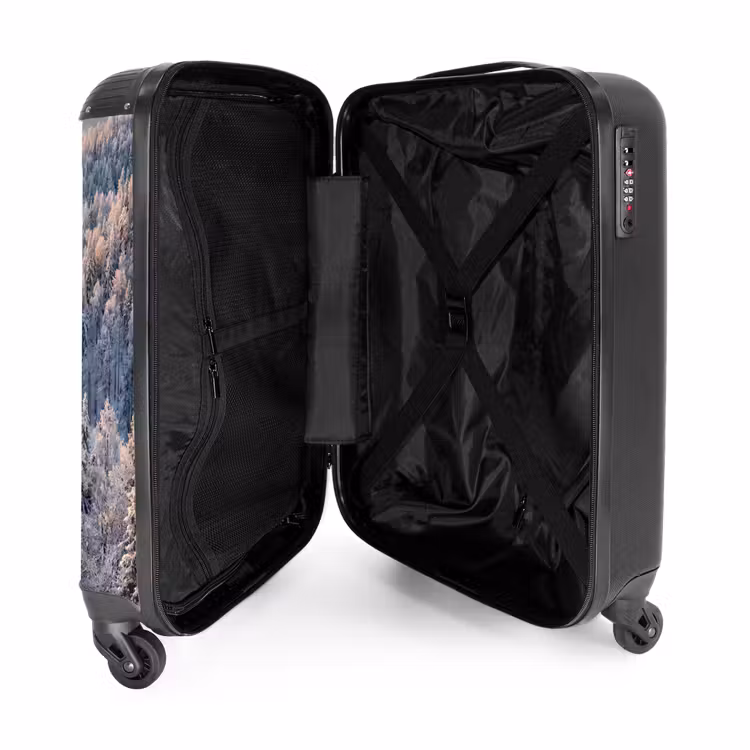Suitcase - Forest - Mountains - Gold - Winter - Warm — 3