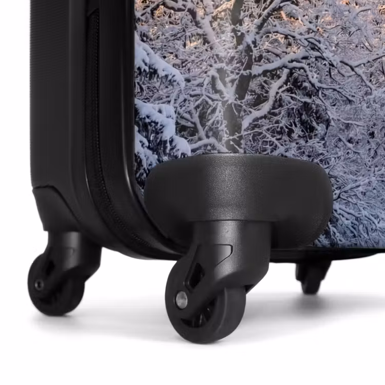 Suitcase - Forest - Mountains - Gold - Winter - Warm — 6