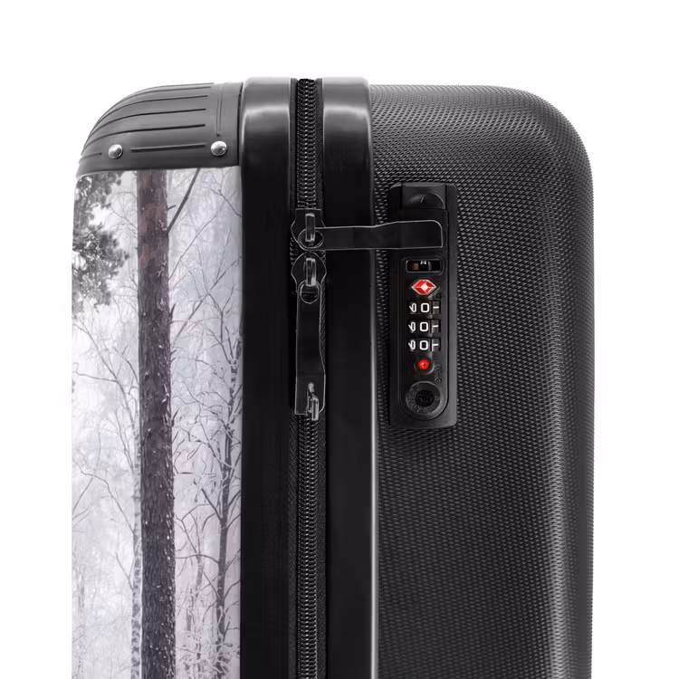 Suitcase - Forest - Snow - Path - Winter - Silence — 5