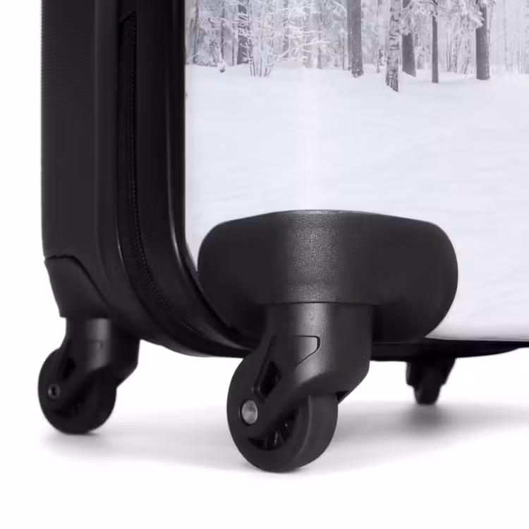 Suitcase - Forest - Snow - Path - Winter - Silence — 6