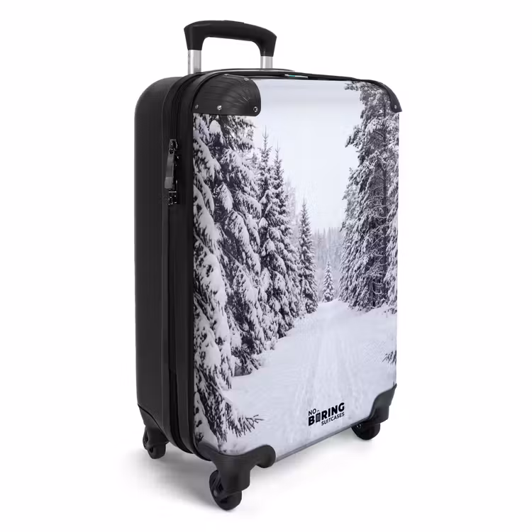 Suitcase - Forest - Winter - Snow - Path - Nature — 4