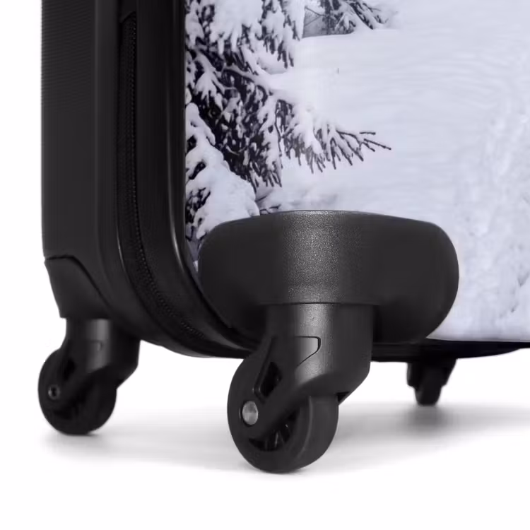 Suitcase - Forest - Winter - Snow - Path - Nature — 6