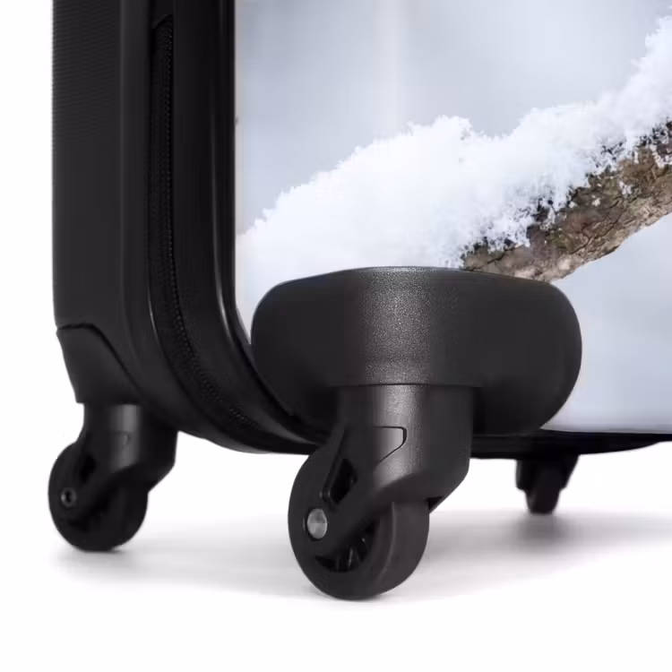 Suitcase - Little Bird - Snow - Branch - Winter - Soft — 6