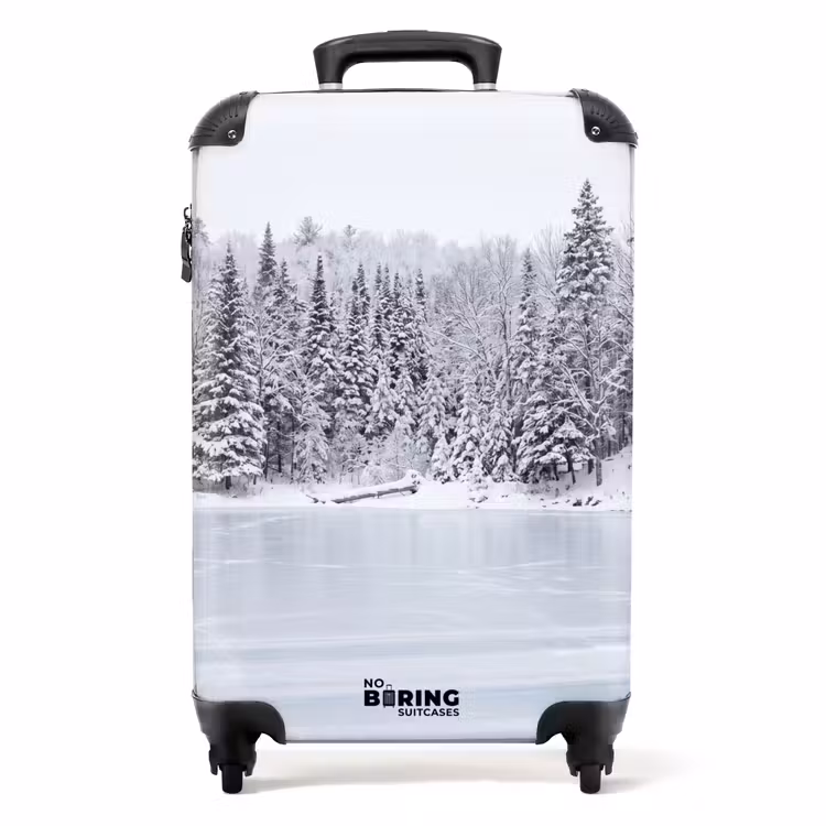 Suitcase - More - Pine - Ice - Winter - Soothing — 1