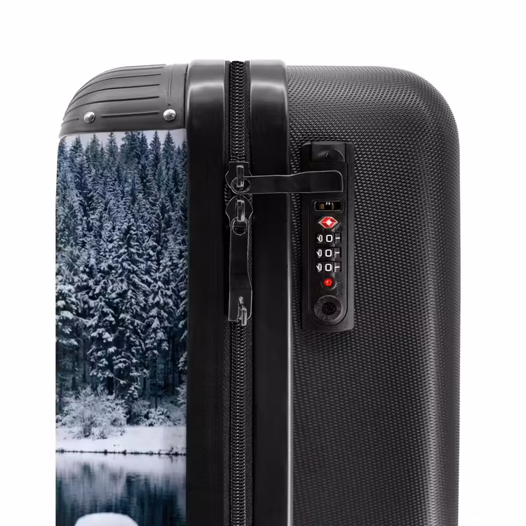 Suitcase - Pier - Lake - Snow - Mountains - Soothing — 5