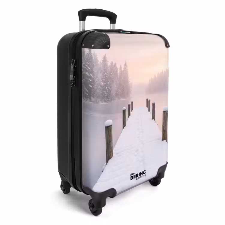 Suitcase - Piers - Lake - Fog - Winter - Serene — 4