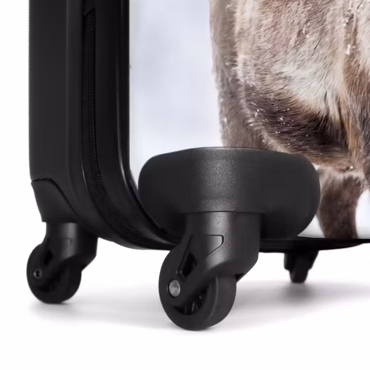 Suitcase - Reindeer - Antlers - Tundra - Snow - Wildlife — 6