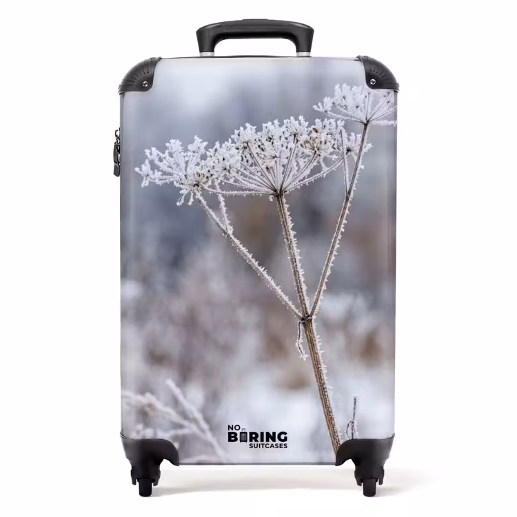 Suitcase - Screen Flower - Ripe - Crystals - Winter - Delicate — 1