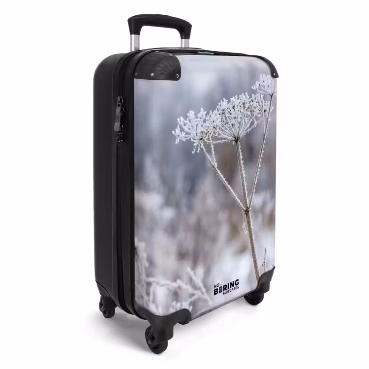 Suitcase - Screen Flower - Ripe - Crystals - Winter - Delicate — 4