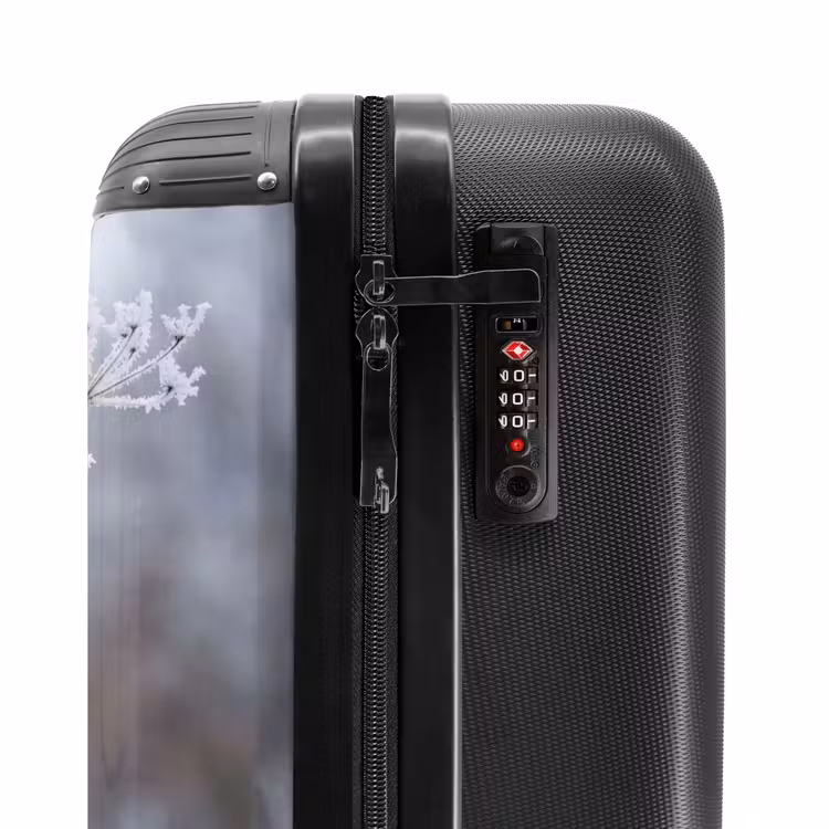 Suitcase - Screen Flower - Ripe - Crystals - Winter - Delicate — 5
