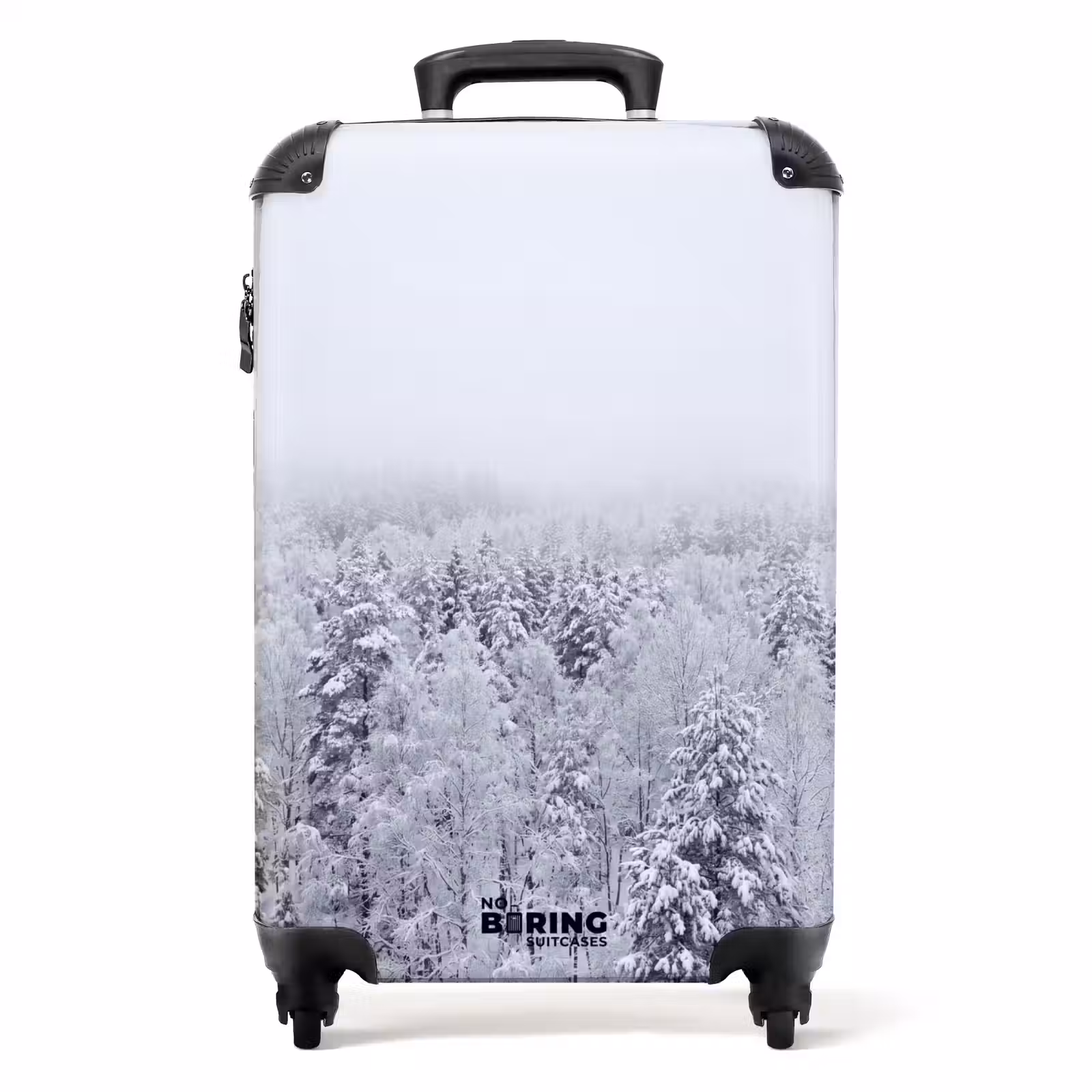Suitcase - Forest - Snow - Winter - Nature - White — 1