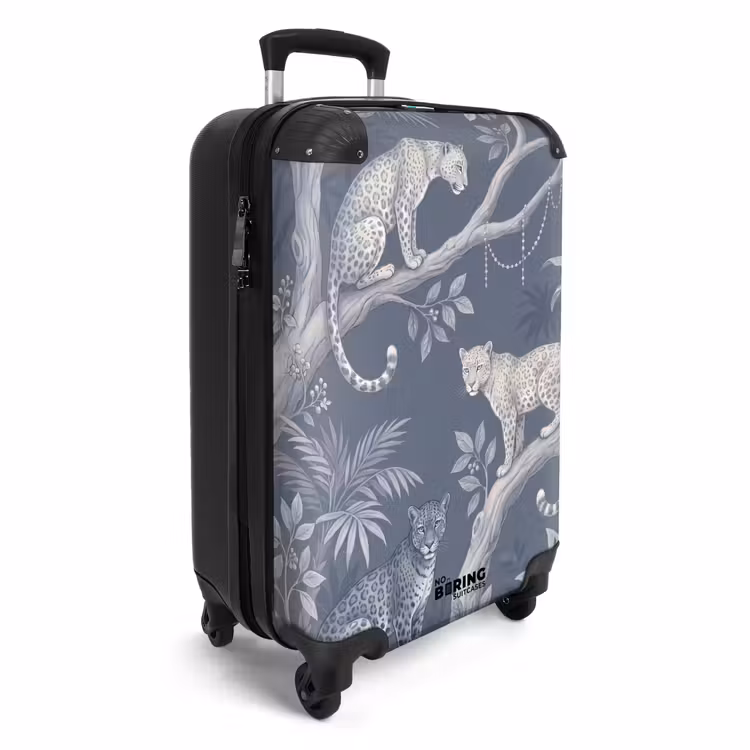 Suitcase - Animals - Jungle - Illustration - Trees - Blue — 4