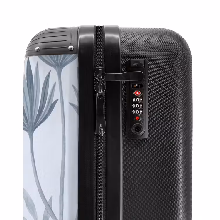 Suitcase - Bird - Tropical - Illustration - Blue-Gray - Nature — 5
