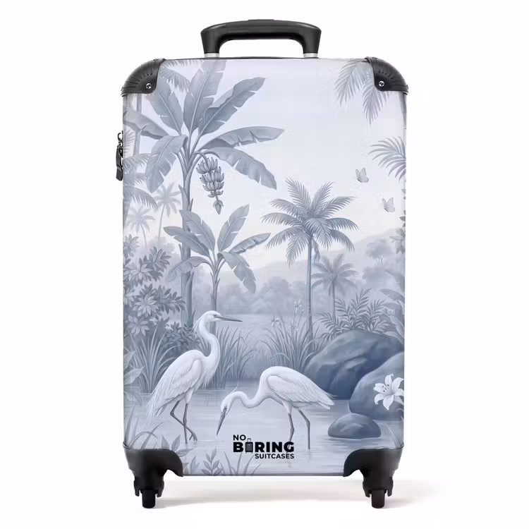 Suitcase - Bird - Water - Tropical - Nature - Blue — 1