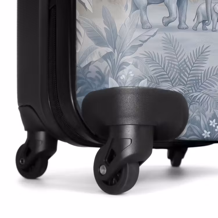 Suitcase - Elephant - Family - Jungle - Illustration - Gray — 6