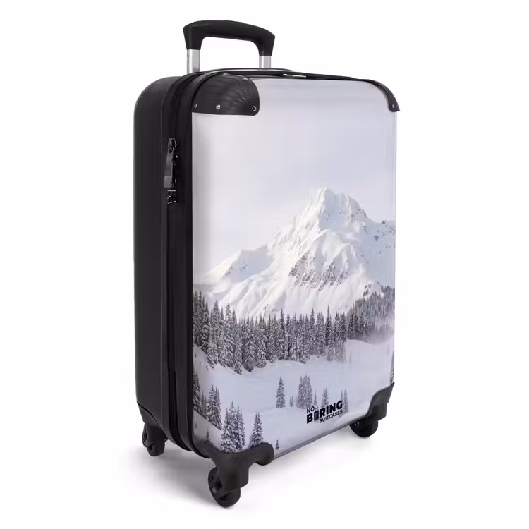 Suitcase - Mountain - Snow - Winter - Nature - White — 4