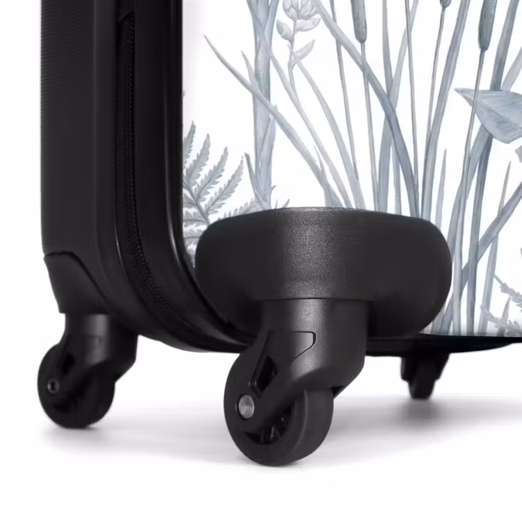 Suitcase - Plants - Leaves - Nature - Gray — 6