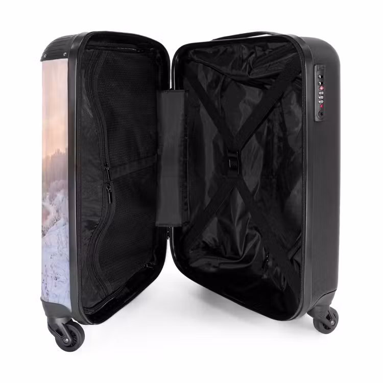 Suitcase - River - Winter - Landscape - Snow - Sunrise — 3