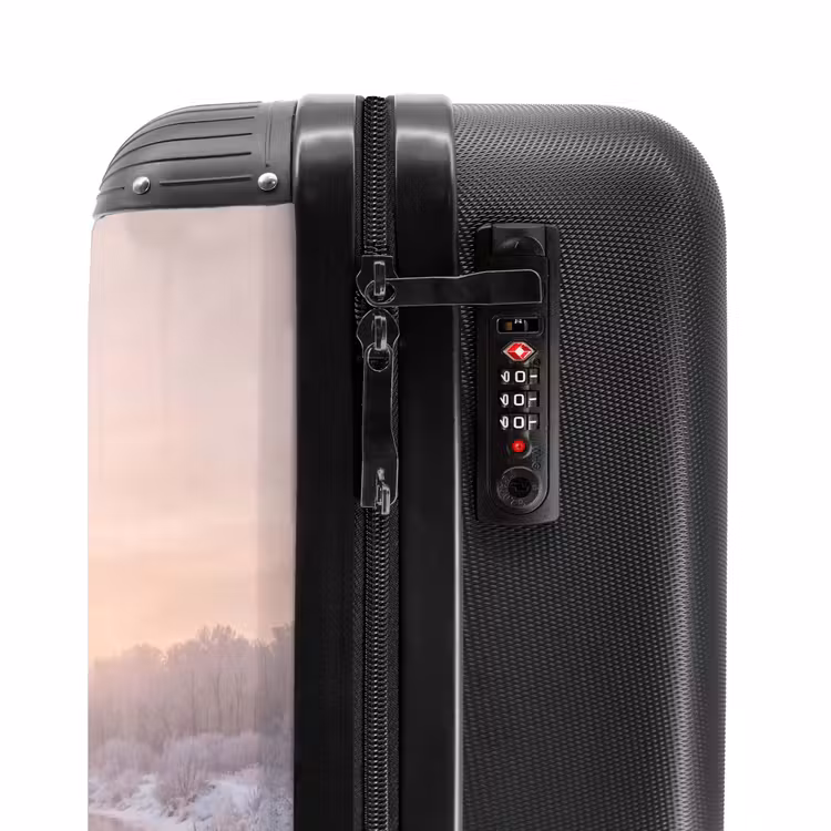 Suitcase - River - Winter - Landscape - Snow - Sunrise — 5