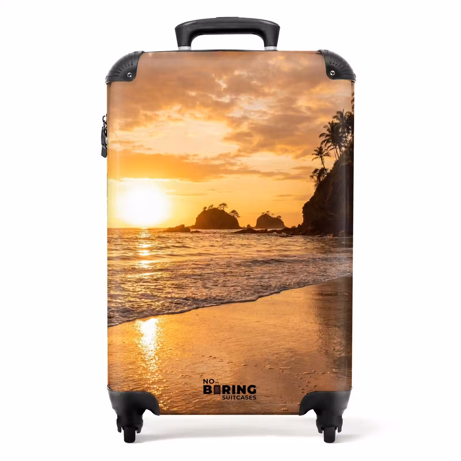 Suitcase - Beach - Sunset - Nature - Tropical - Orange — 1
